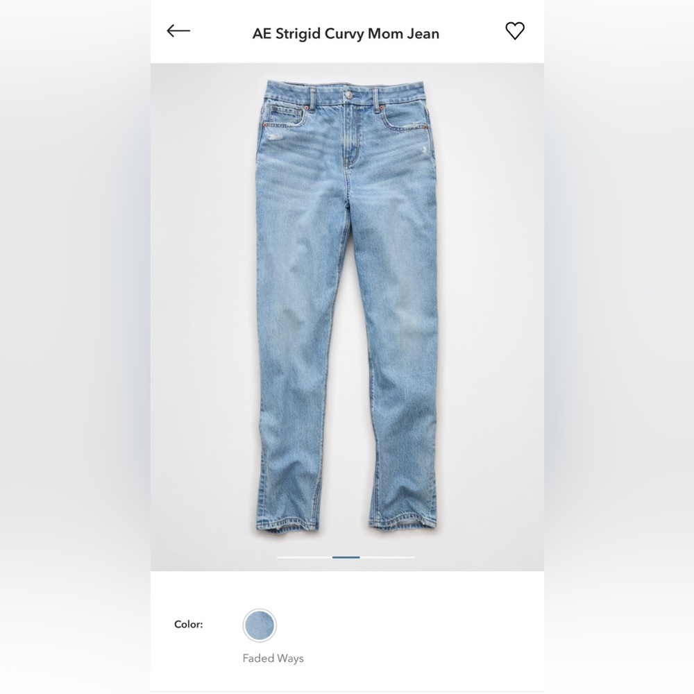 American Eagle Outfitters Light Blue Straight Leg Jeans